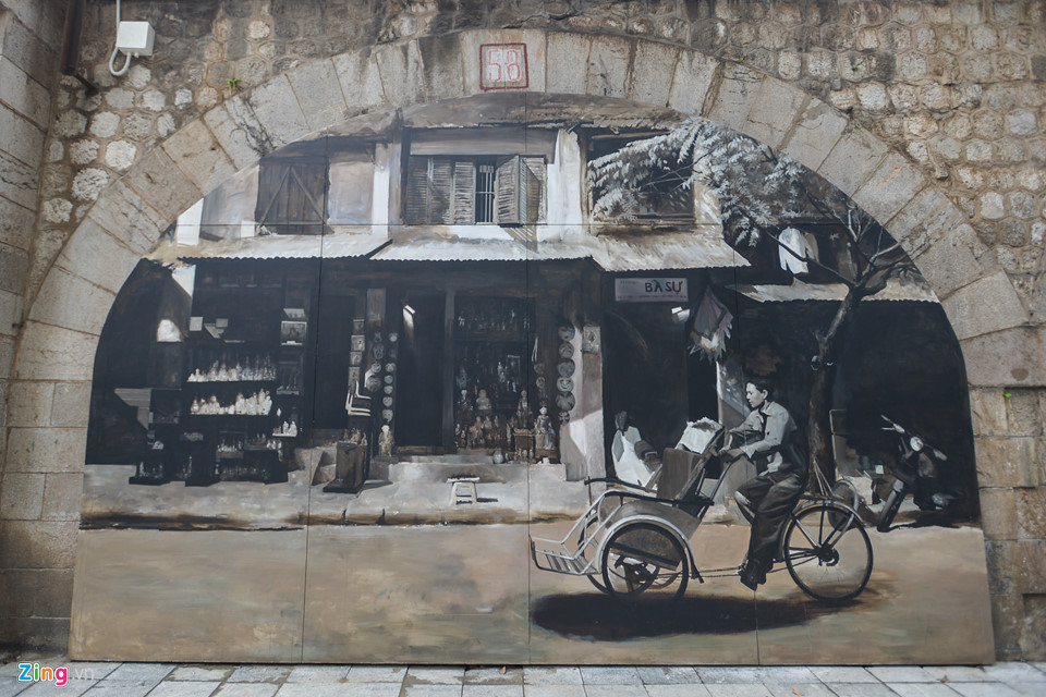 Phố bích họa xuất hiện giữa lòng Hà Nội